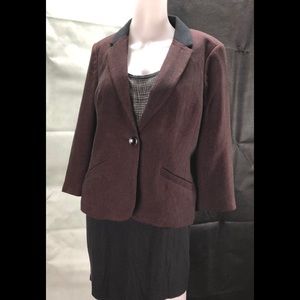 The limited  Dress jacket , maroon red   L